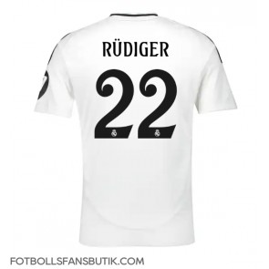 Real Madrid Antonio Rudiger #22 Replika Hemmatröja 2024-25 Kortärmad